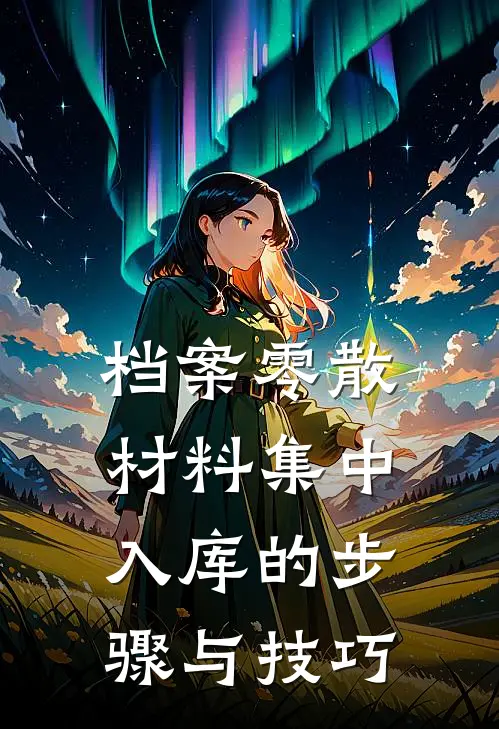 档案零散材料集中入库的步骤与技巧