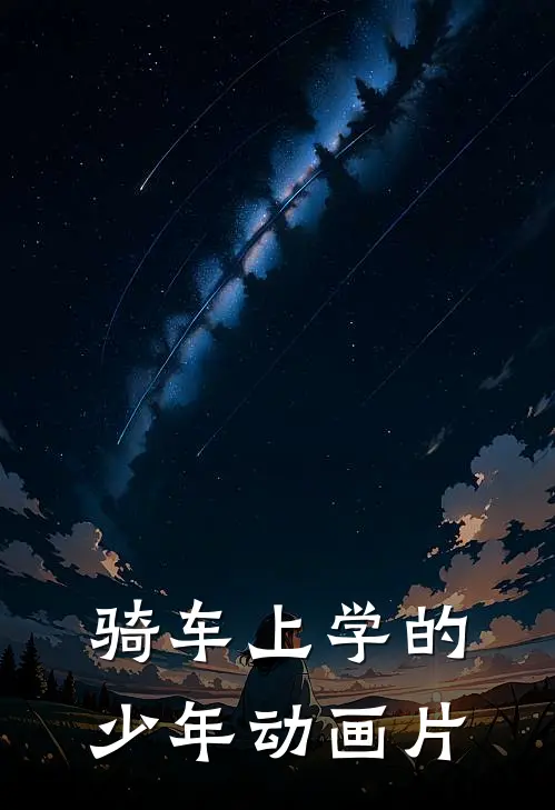 骑车上学的少年动画片