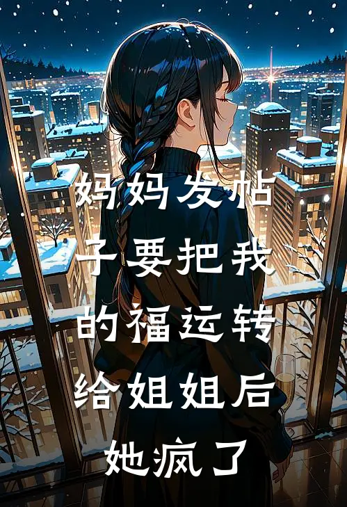 妈妈发帖子要把我的福运转给姐姐后，她疯了