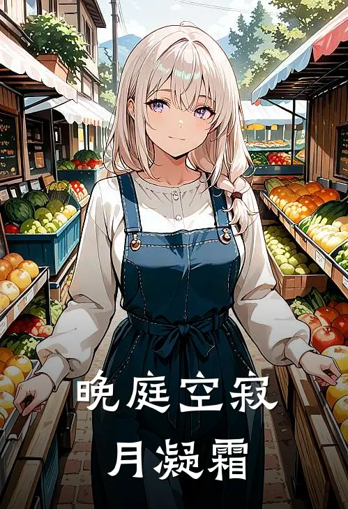 晚庭空寂月凝霜